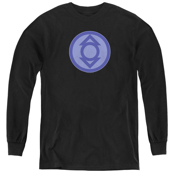 Green Lantern - Indigo Symbol L - S Youth
