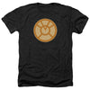 Green Lantern - Orange Symbol Adult Regular Fit Heather Short Sleeve
