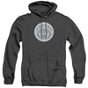 Green Lantern - White Symbol Adult Heather Hoodie