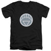 Green Lantern - White Symbol Adult Slim Fit V Neck Cotton