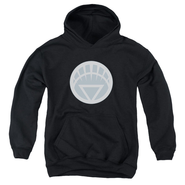 Green Lantern - White Symbol Youth Hooded Sweatshirt