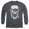Green Lantern - Black Lantern Skull Adult Long Sleeve
