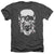 Green Lantern - Black Lantern Skull Adult Regular Fit Heather Short Sleeve