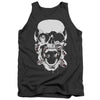Green Lantern - Black Lantern Skull Adult Tank Top