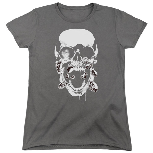 Green Lantern - Black Lantern Skull Women's Short Sleeve