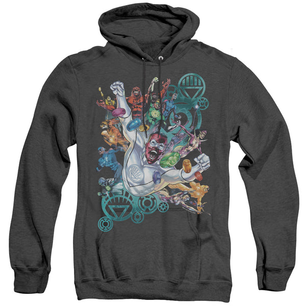 Green Lantern - Lanterns Unite Adult Heather Hoodie