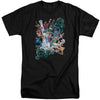 Green Lantern - Lanterns Unite Adult Tall Fit Short Sleeve