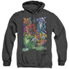 Green Lantern - Blackest Group Adult Heather Hoodie