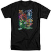 Green Lantern - Blackest Group Adult Tall Fit Short Sleeve