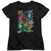 Green Lantern - Blackest Group Women's Short Sleeve