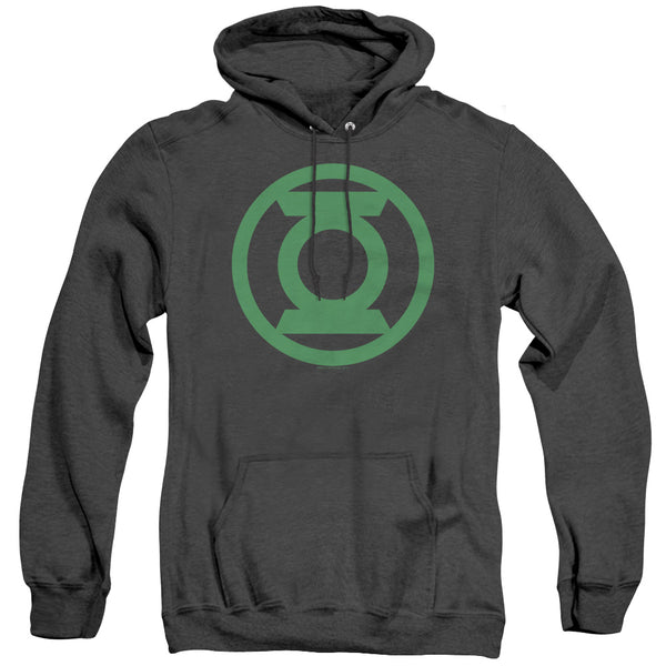 Green Lantern - Green Emblem Adult Heather Hoodie