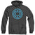 Green Lantern - Lt Blue Emblem Adult Heather Hoodie