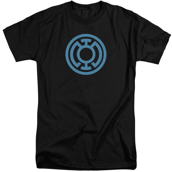 Green Lantern - Lt Blue Emblem Adult Tall Fit Short Sleeve
