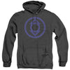 Green Lantern - Blue Emblem Adult Heather Hoodie