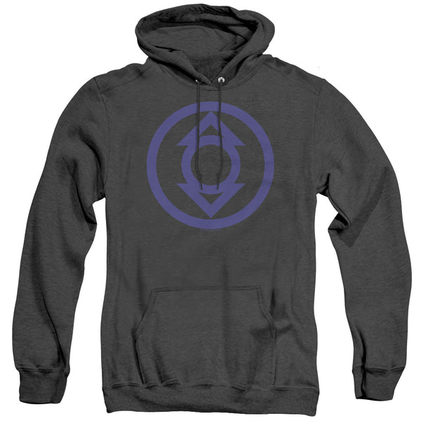 Green Lantern - Blue Emblem Adult Heather Hoodie