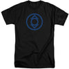 Green Lantern - Blue Emblem Adult Tall Fit Short Sleeve