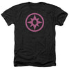 Green Lantern - Pink Emblem Adult Regular Fit Heather Short Sleeve