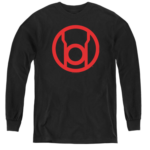 Green Lantern - Red Emblem L - S Youth