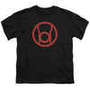 Green Lantern - Red Emblem Youth Short Sleeve