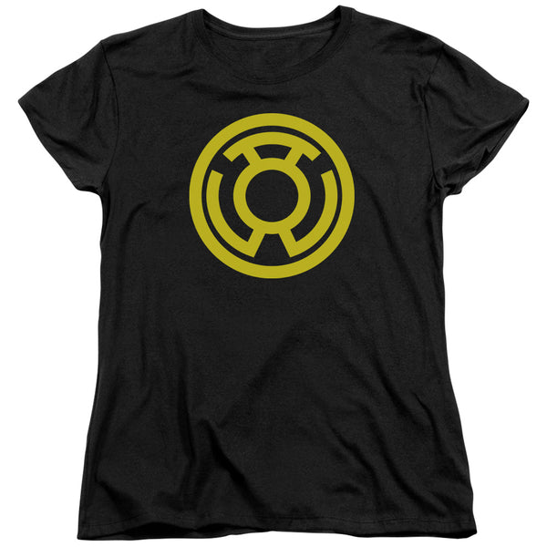 Green Lantern - Yellow Emblem Women's Short Sleeve