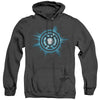 Green Lantern - Blue GLow Adult Heather Hoodie