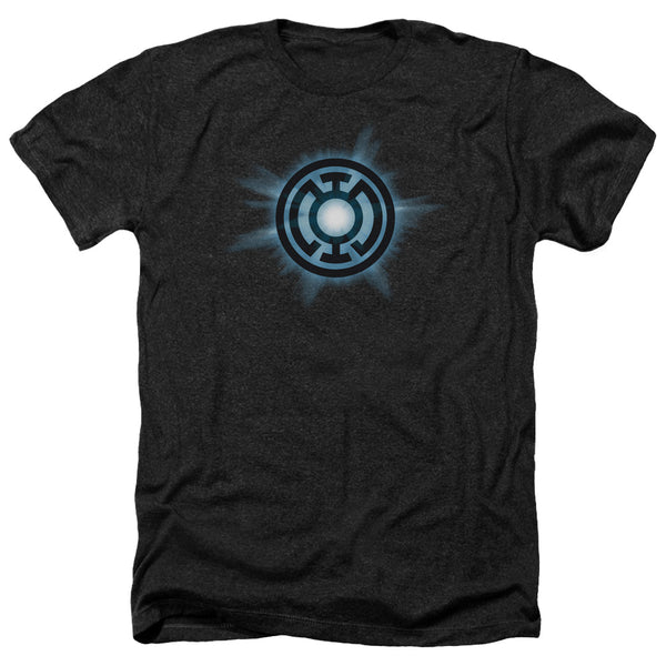 Green Lantern - Blue GLow Adult Regular Fit Heather Short Sleeve