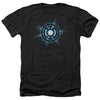 Green Lantern - Blue GLow Adult Regular Fit Heather Short Sleeve