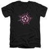 Green Lantern - Sapphire GLow Adult Slim Fit V Neck Cotton