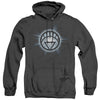 Green Lantern - White GLow Adult Heather Hoodie