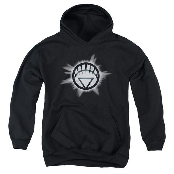 Green Lantern - White GLow Youth Hooded Sweatshirt