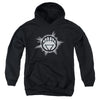 Green Lantern - White GLow Youth Hooded Sweatshirt