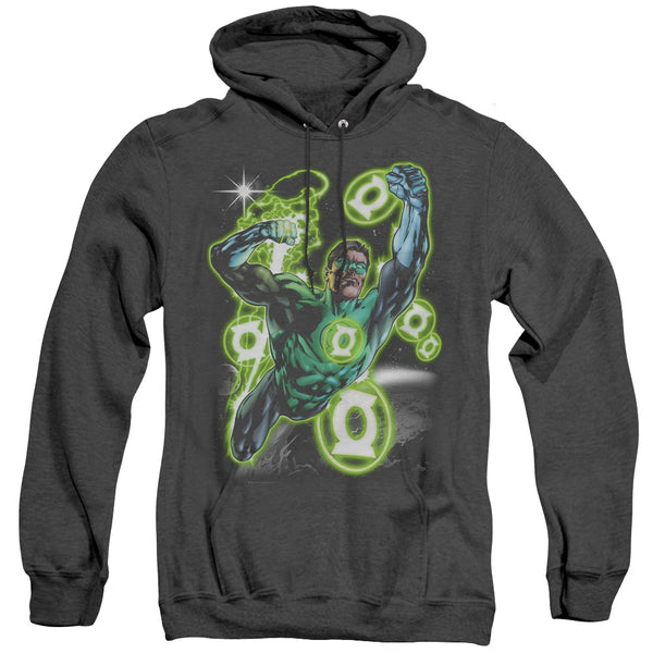 Green Lantern - Earth Sector Adult Heather Hoodie