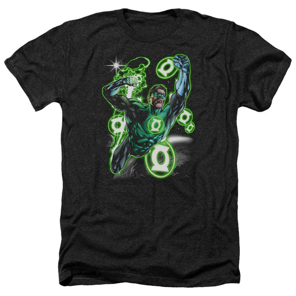 Green Lantern - Earth Sector Adult Regular Fit Heather Short Sleeve