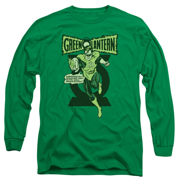 Green Lantern - Retro Oath Adult Long Sleeve