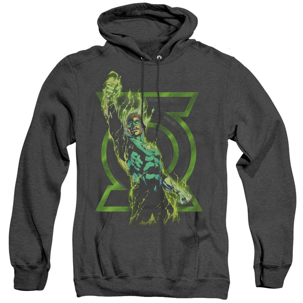 Green Lantern - Fully Charged Adult Heather Hoodie