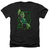 Green Lantern - Fully Charged Adult Regular Fit Heather Short Sleeve