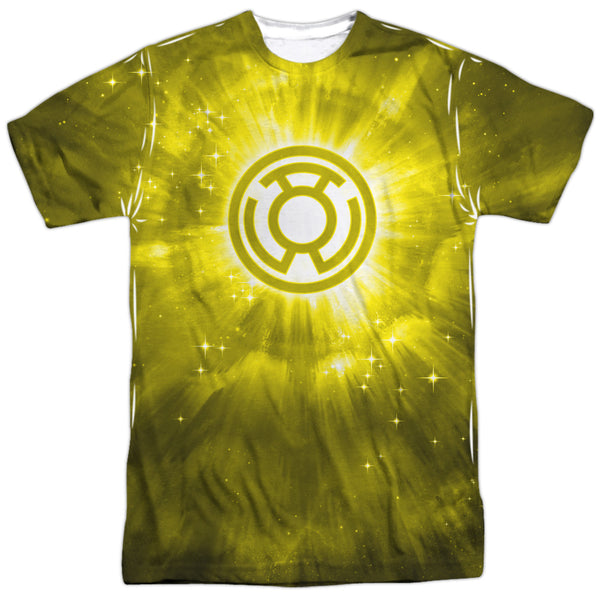 Green Lantern - Yellow Energy Adult Regular Fit Short Sleeve 100% Poly