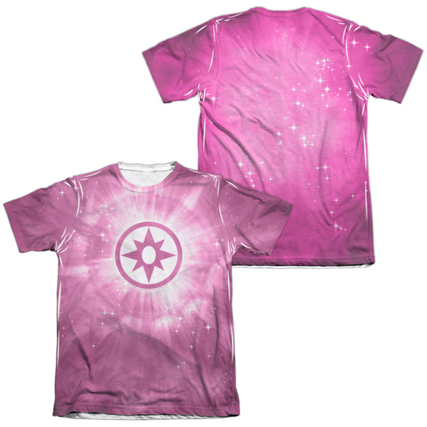 Green Lantern - Sapphire Energy Adult Regular Fit Short Sleeve 65 - 35 Poly - Cotton