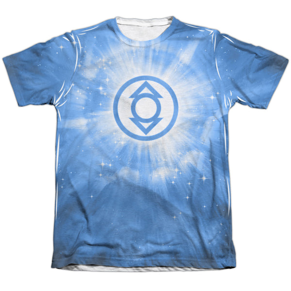 Green Lantern - Indigo Energy Adult Regular Fit Short Sleeve 65 - 35 Poly - Cotton