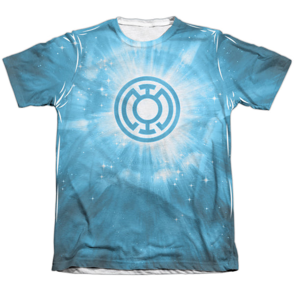 Green Lantern - Blue Energy Adult Regular Fit Short Sleeve 65 - 35 Poly - Cotton