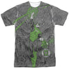 Green Lantern - Vanquish Evil Adult Regular Fit Short Sleeve 100% Poly