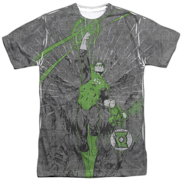Green Lantern - Vanquish Evil Adult Regular Fit Short Sleeve 100% Poly