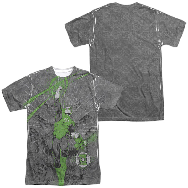 Green Lantern - Vanquish Evil Adult Regular Fit Short Sleeve 100% Poly