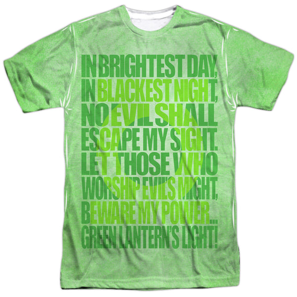 Green Lantern - Oath Adult Regular Fit Short Sleeve 100% Poly