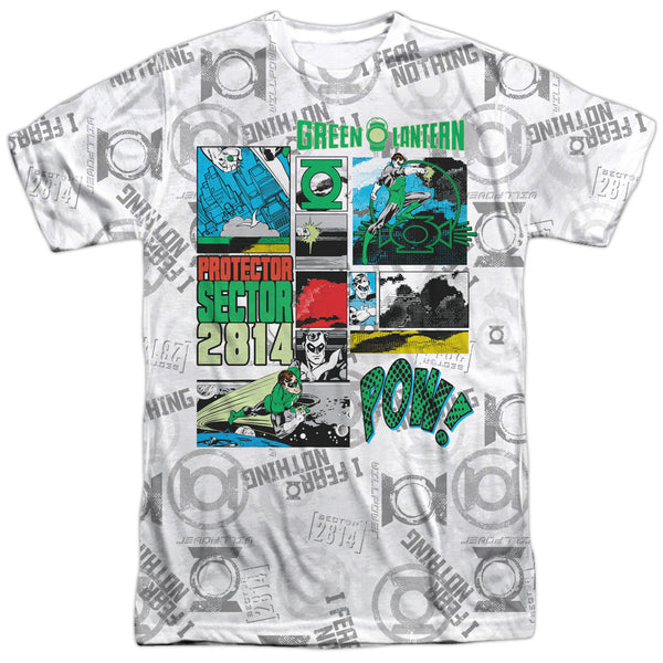 Green Lantern - Sector Protecto Adult Regular Fit Short Sleeve 100% Poly