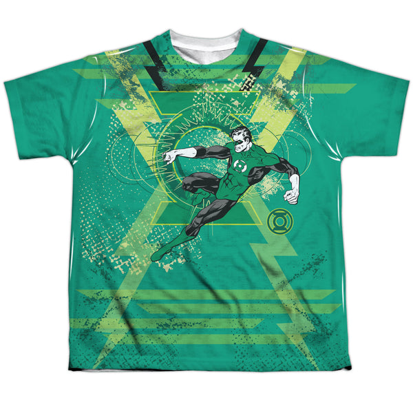 Green Lantern - Weild The Logo Youth Short Sleeve 100% Poly