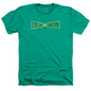 Green Lantern - Flame Logo Adult Regular Fit Heather Short Sleeve