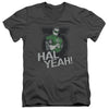Green Lantern - Hal Yeah Adult Slim Fit V Neck Cotton