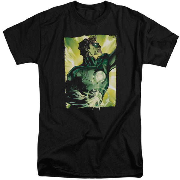 Green Lantern - Up Up Adult Tall Fit Short Sleeve