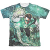 Green Lantern - Galactic Hal Adult Regular Fit Short Sleeve 65 - 35 Poly - Cotton